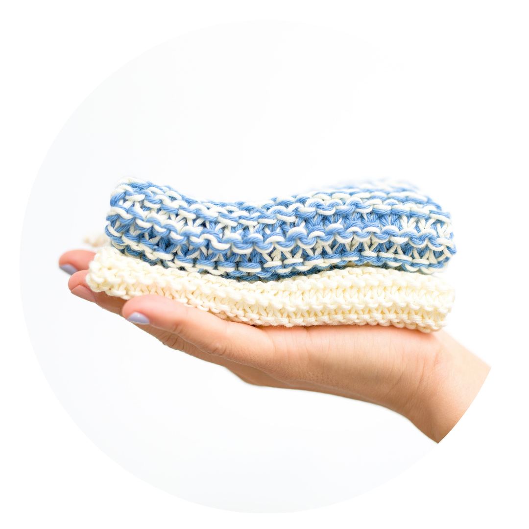 Why we love cotton yarn Hoooked for crochet knitting dishcloths NZ flock of knitters
