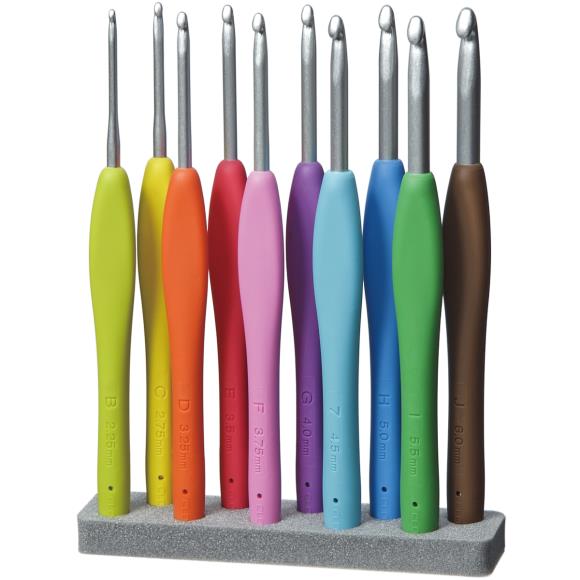 Clover Amour Crochet 10 Hooks Set 2.00-6.00mm