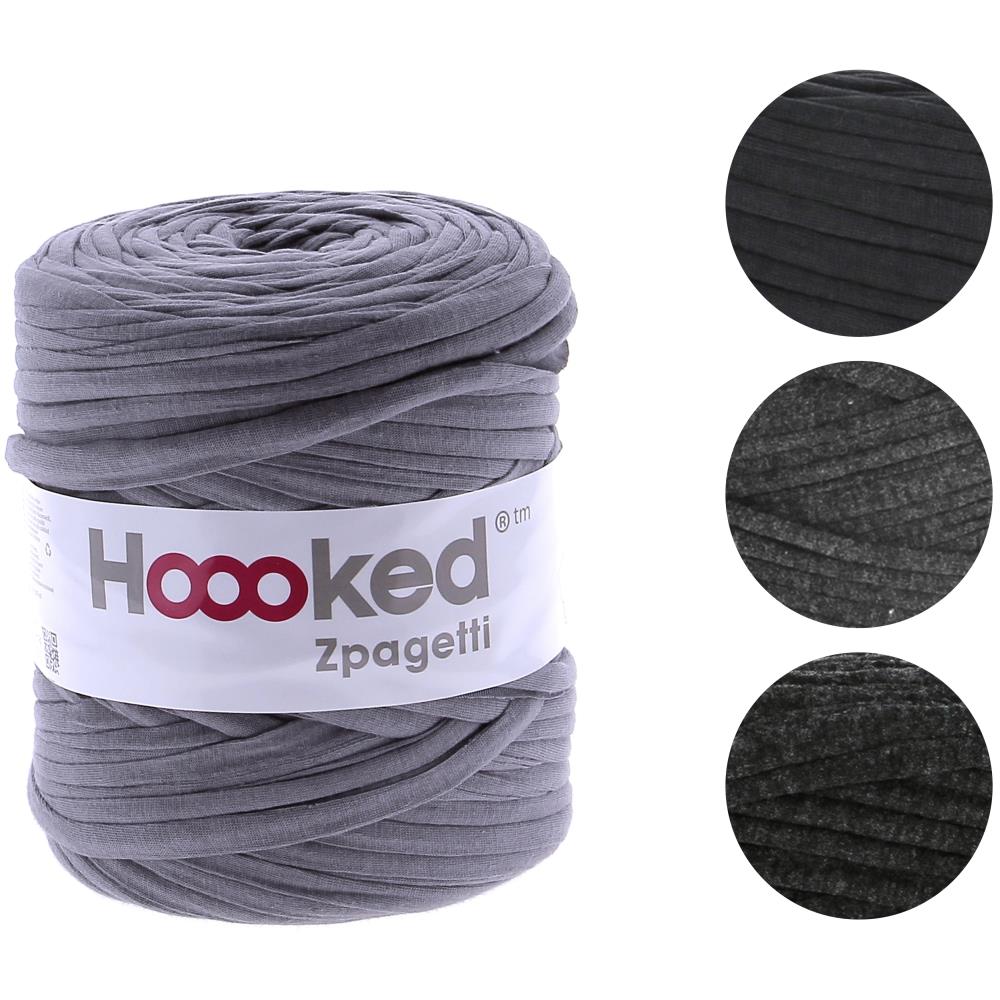 Hoooked Zpagetti Yarn Anthracite Gray