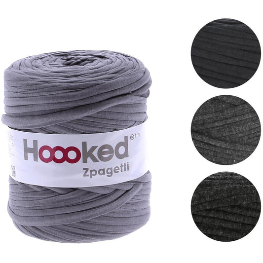 Hoooked Zpagetti Yarn Anthracite Gray