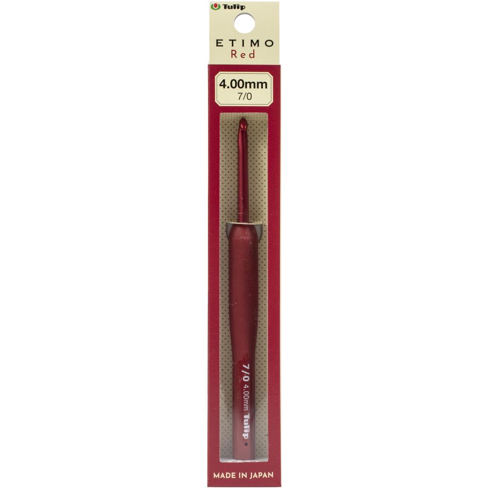 Tulip Etimo Red crochet hooks 1.8mm - 6.5mm (various sizes available)