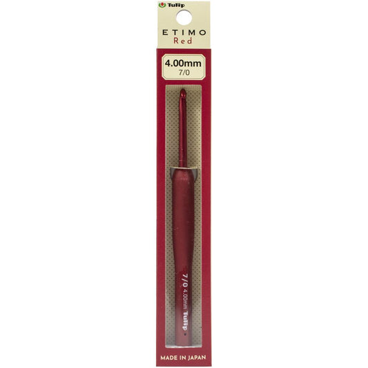 Tulip Etimo Red crochet hooks 1.8mm - 6.5mm (various sizes available)