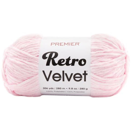 Premier Retro Velvet yarn Baby Pink