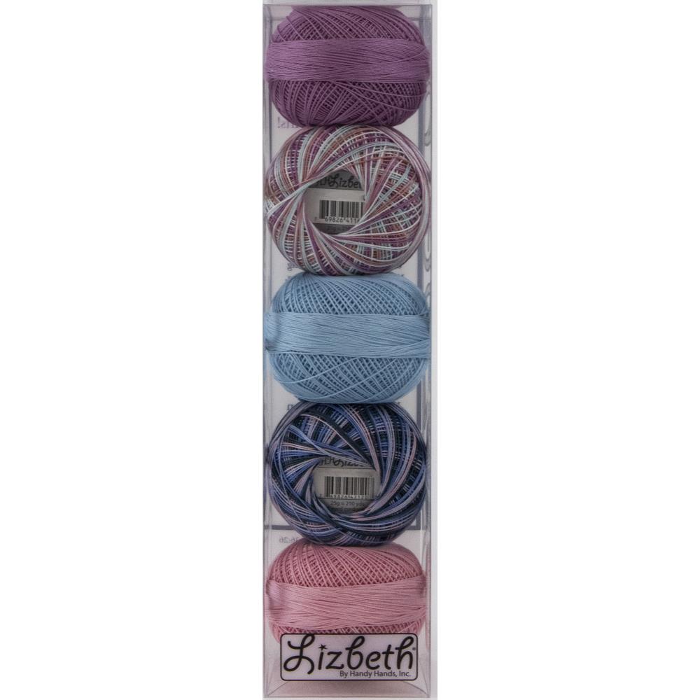 Handy Hands Lizbeth Specialty Pack Cordonnet Cotton Size 20 Country Assortment 5/Pkg *Pre-order*