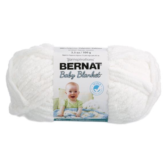 Bernat Baby Blanket yarn White 100g