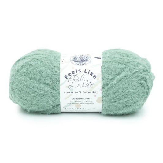 Lion Brand Feels like Bliss Yarn Sage