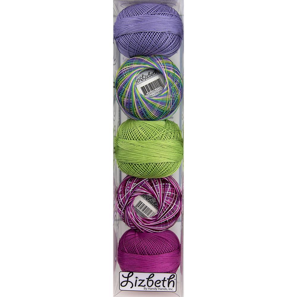 Handy Hands Lizbeth Specialty Pack Cordonnet Cotton Size 10 Garden Assortment 5/Pkg *Pre-order*