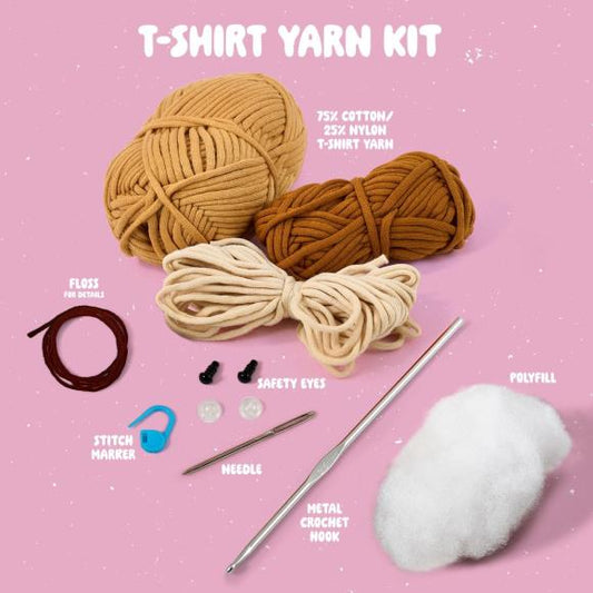 Bucilla Dog -amigurumi T Shirt yarn kit