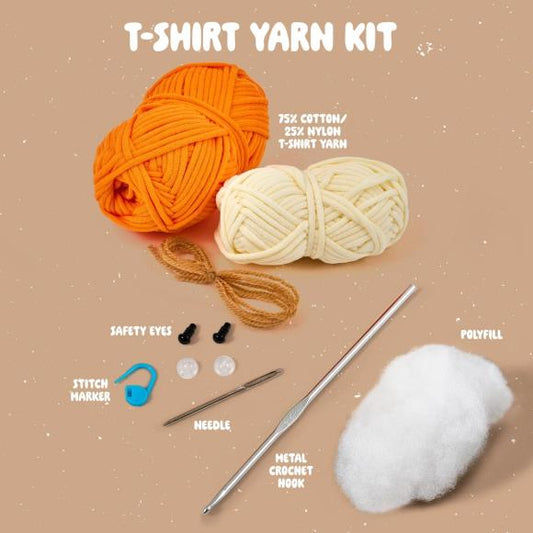 Bucilla fox -amigurumi T Shirt yarn kit