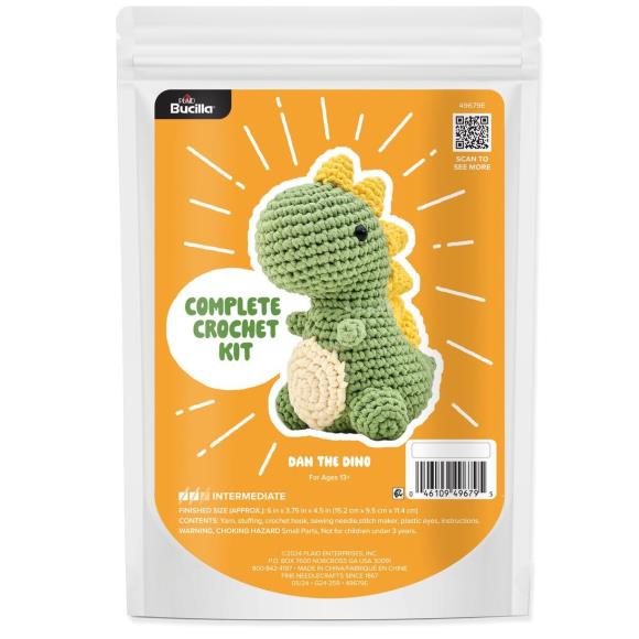Bucilla dino -amigurumi T Shirt yarn kit