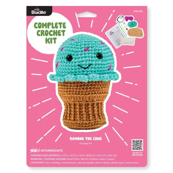 Bucilla icecream -amigurumi kit