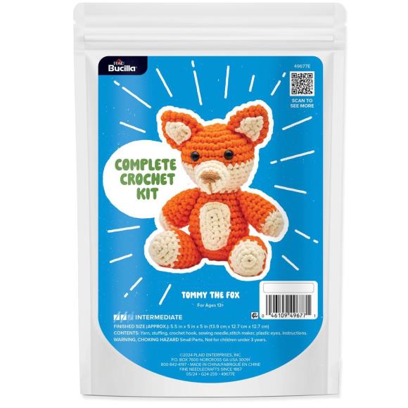 Bucilla fox -amigurumi T Shirt yarn kit