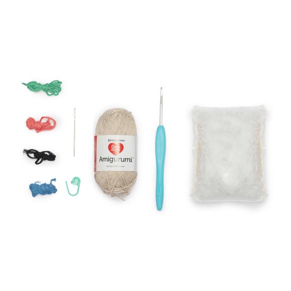 Red Heart llama -amigurumi kit
