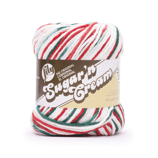 Lily Sugar'n Cream 100% Cotton yarn - Mistletoe SUPER SIZE