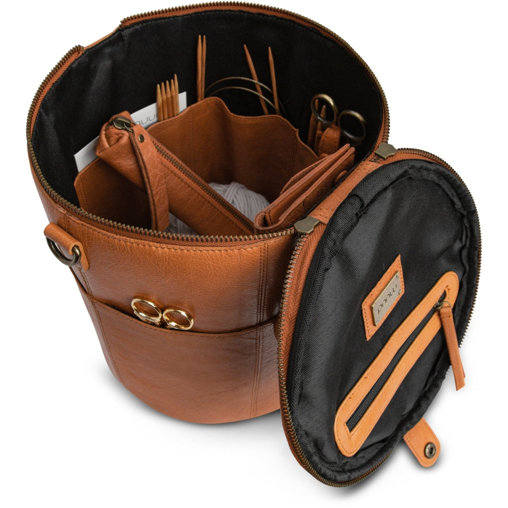 Muud Saturn XL leather project bag