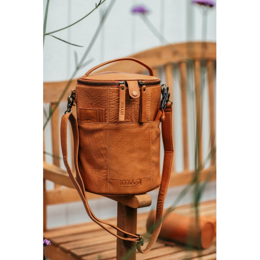 Muud Saturn XL leather project bag