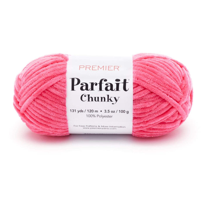 Premier Parfait Chunky Chenille yarn- Hibiscus