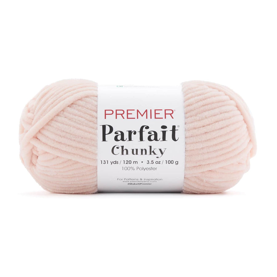 Premier Parfait Chunky Chenille yarn- blush