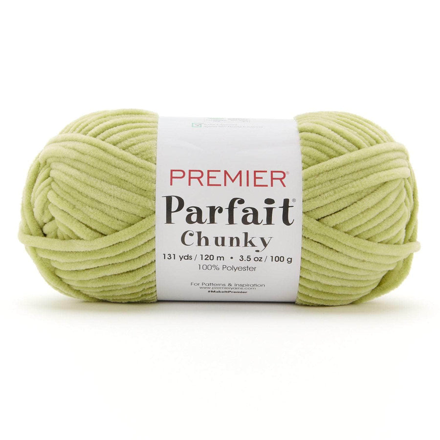 Premier Parfait Chunky Chenille yarn- Chartreuse