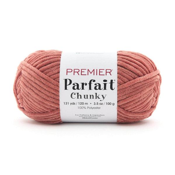 Premier Parfait Chunky Chenille yarn- chestnut