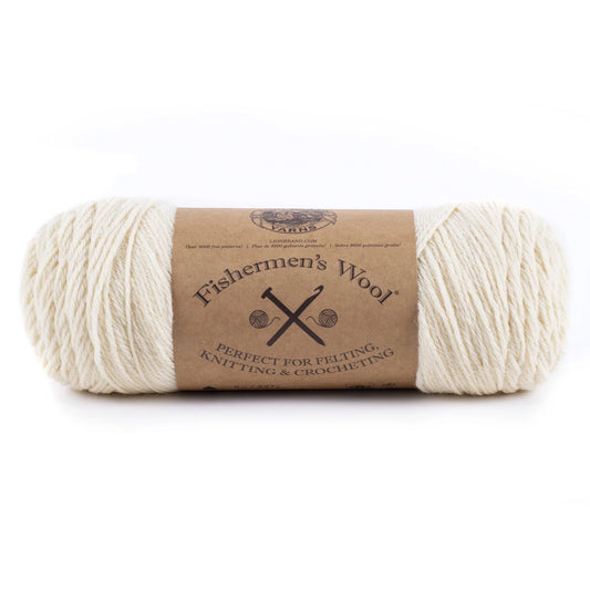 Lion Brand Fishermen's Wool Yarn Natural Pack of 3 *Pre-order*