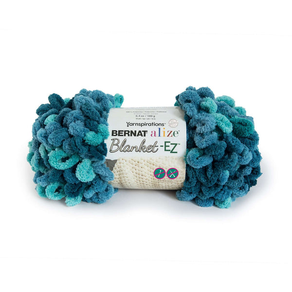 Bernat Alize Blanket-EZ Yarn Seaport Teals Pack of 2 *Pre-order*