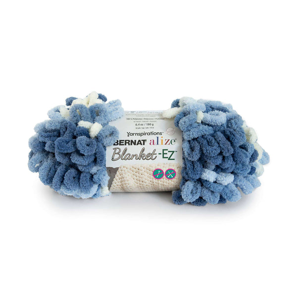 Bernat Alize Blanket-EZ Yarn Denim Blues Pack of 2 *Pre-order*