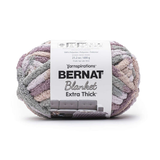 Bernat Blanket Extra Thick 600g Purple Smoke Pack of 2 *Pre-order*