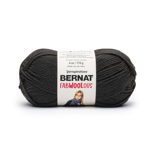 Bernat Fabwoolous Yarn Coal Pack of 3 *Pre-order*