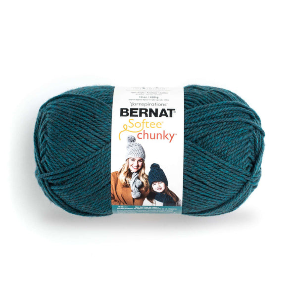 Bernat Softee Chunky Big Ball Yarn - Solids Teal *Pre-order*