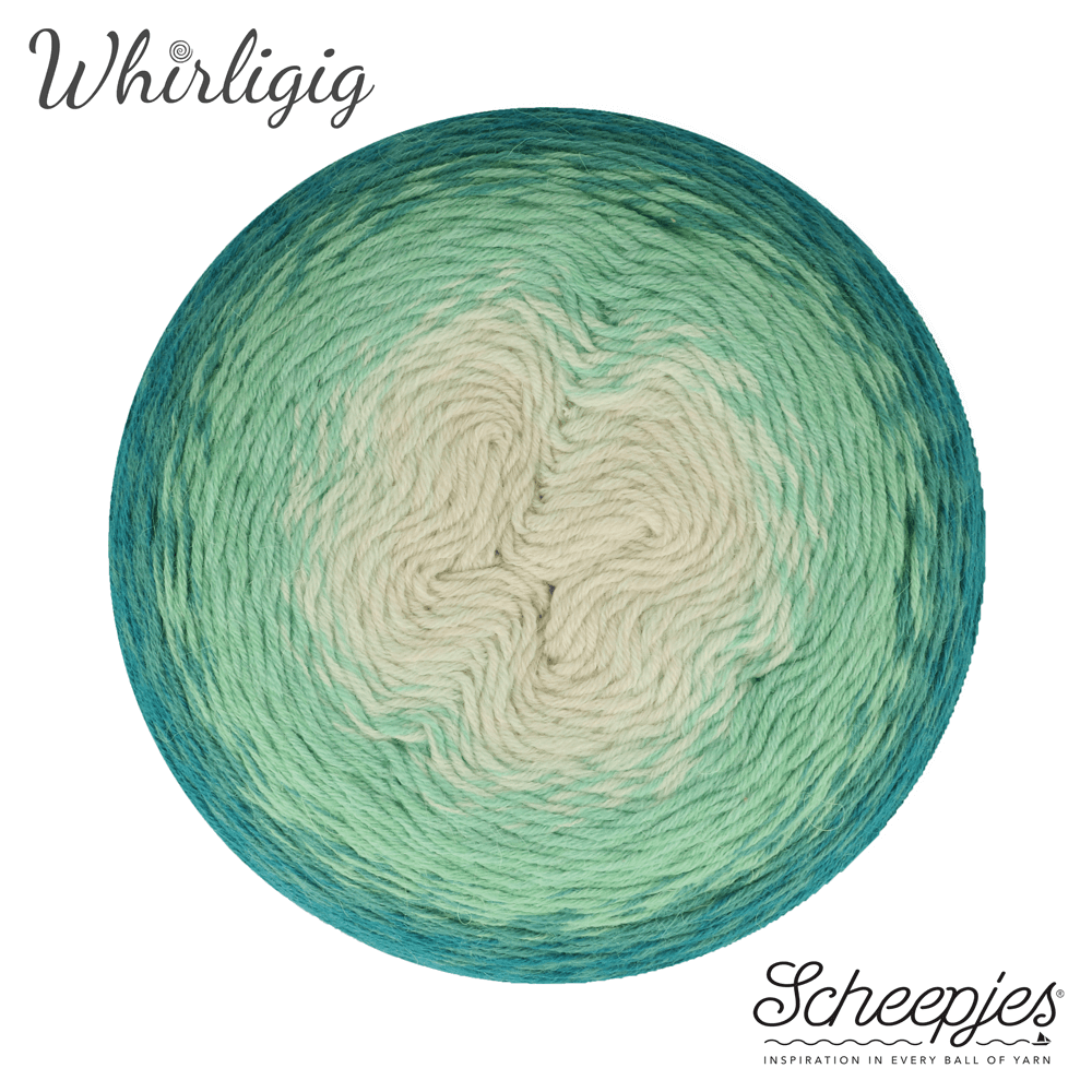 Scheepjes Whirligig 450g - 205 Teal to Ombré *Pre-order*