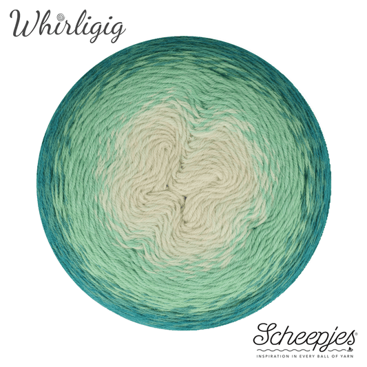 Scheepjes Whirligig 450g - 205 Teal to Ombré *Pre-order*