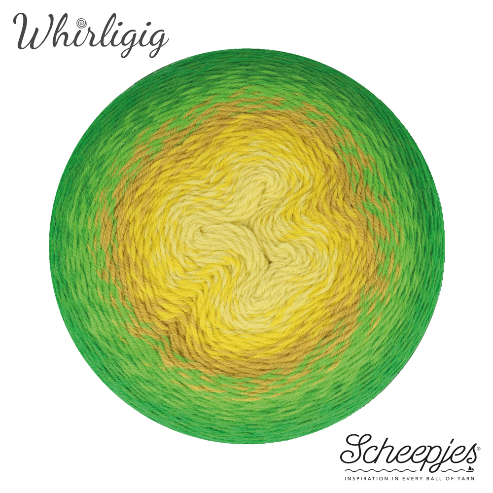Scheepjes Whirligig 450g - 206 Green to Ochre *Pre-order*