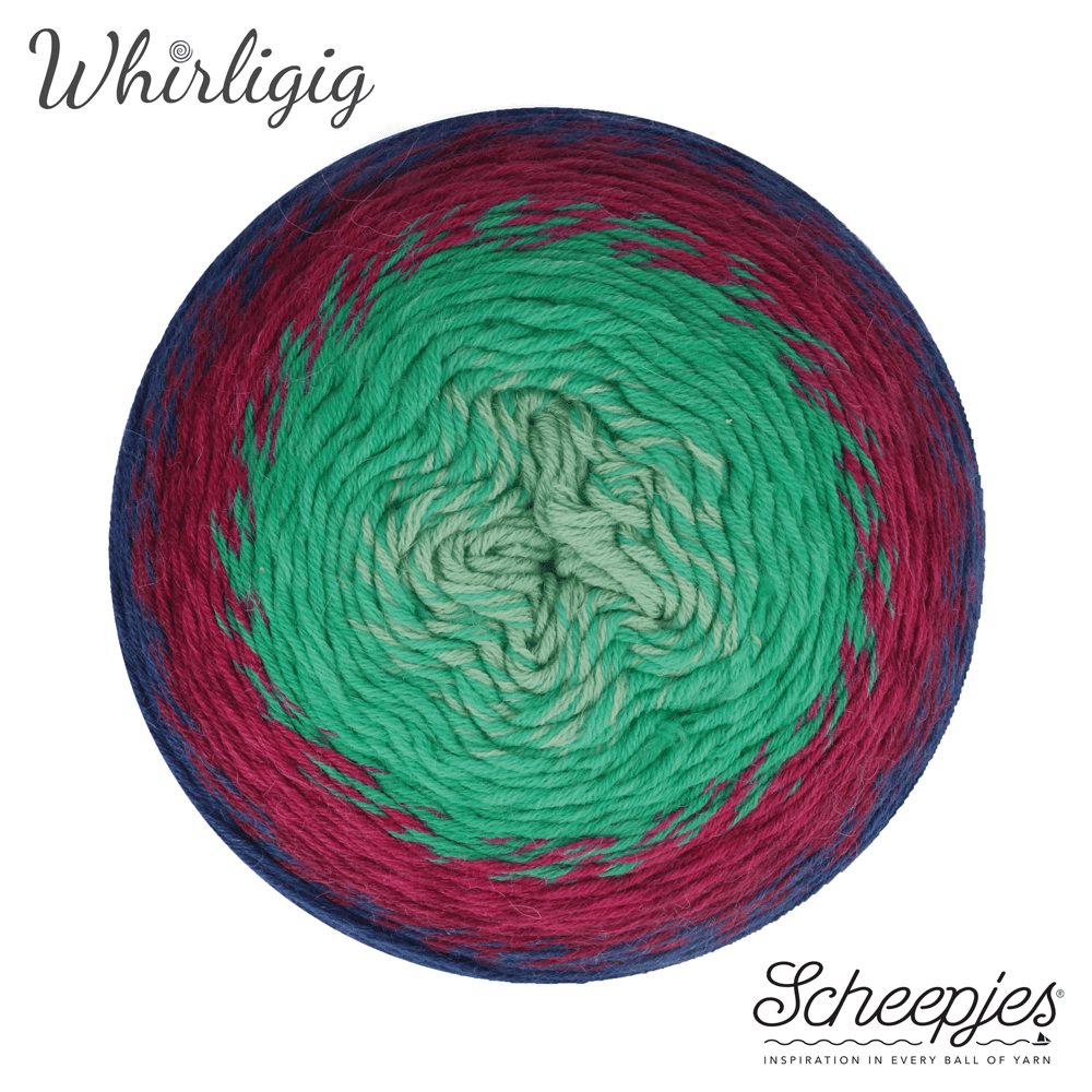 Scheepjes Whirligig 450g - 214 Sapphire to Jade *Pre-order*