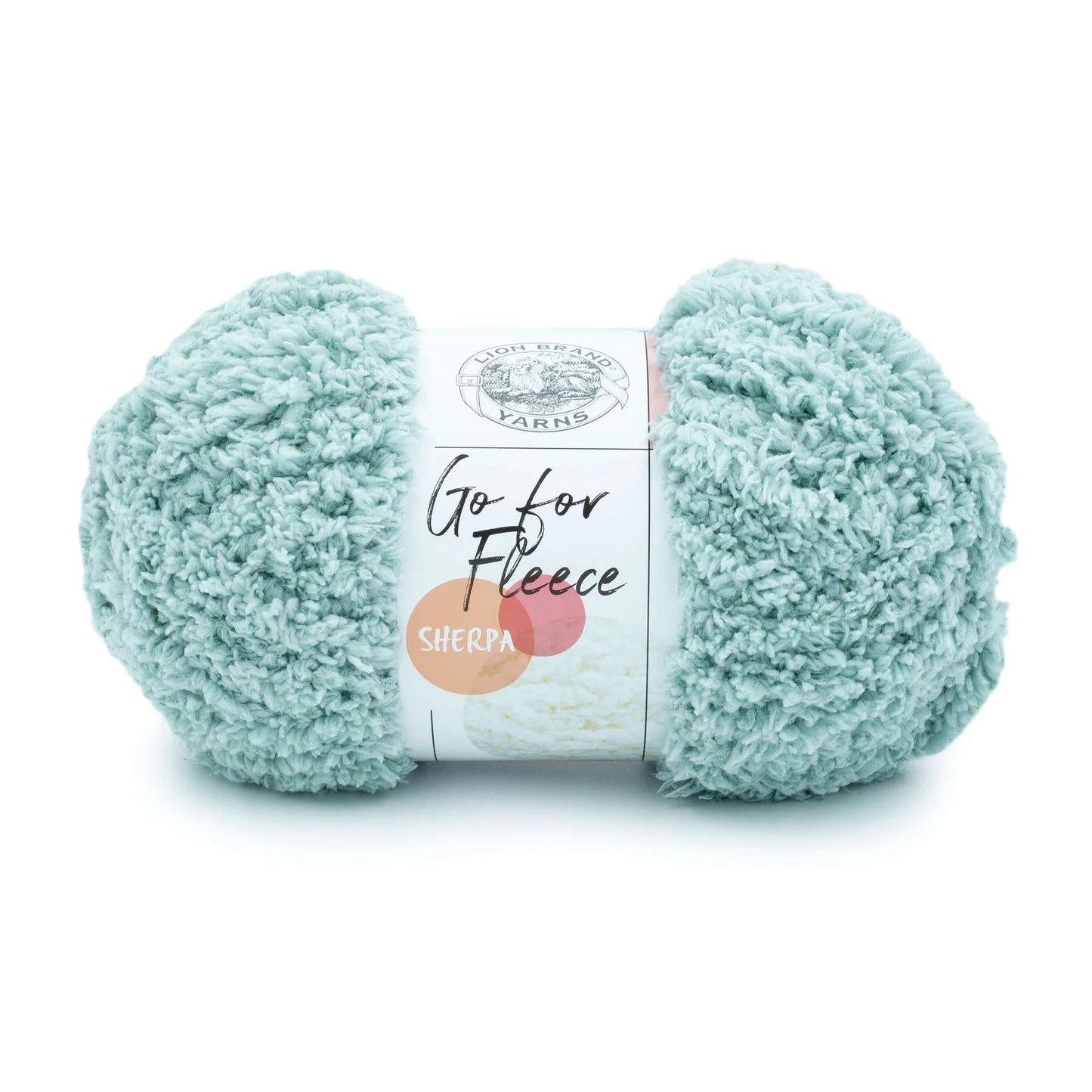 Lion Brand Go For Fleece Sherpa Yarn Seafoam