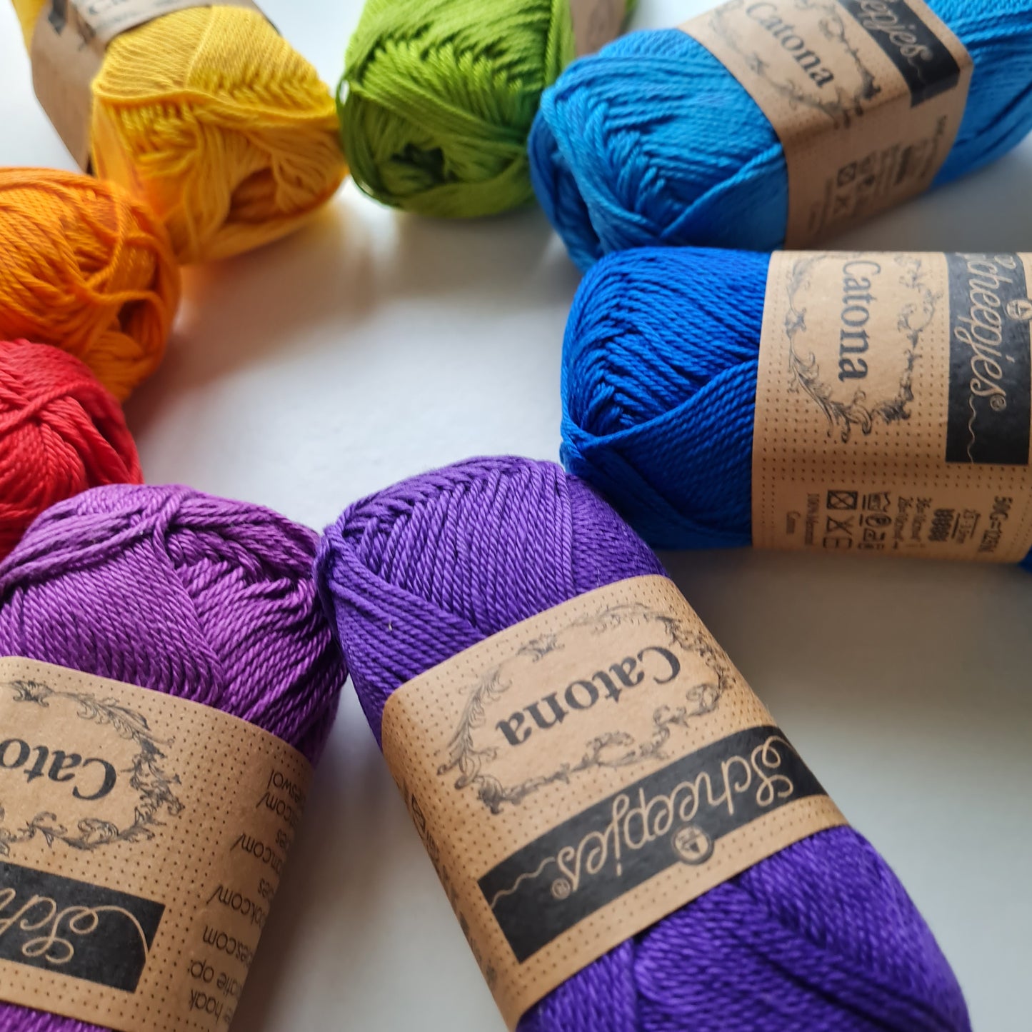 Scheepjes Catona Rainbow BUNDLE