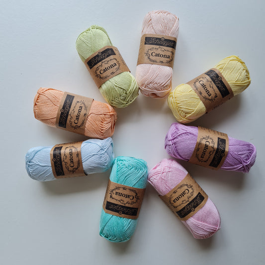 Scheepjes Catona Pastel BUNDLE