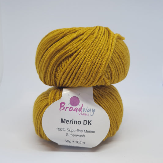 Broadway Merino DK Yarn Dijon