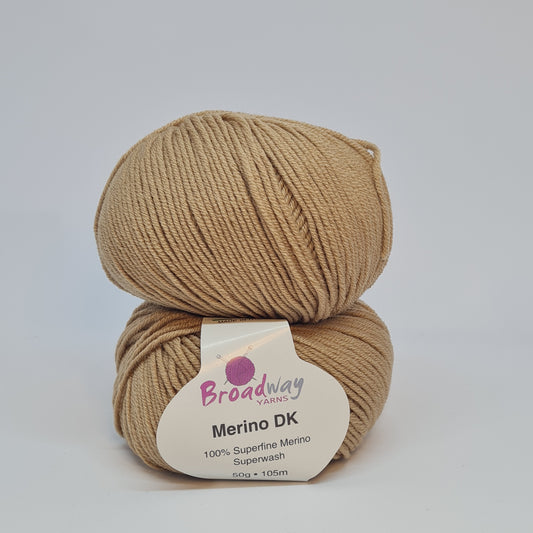 Broadway Merino DK Yarn - Sand Storm