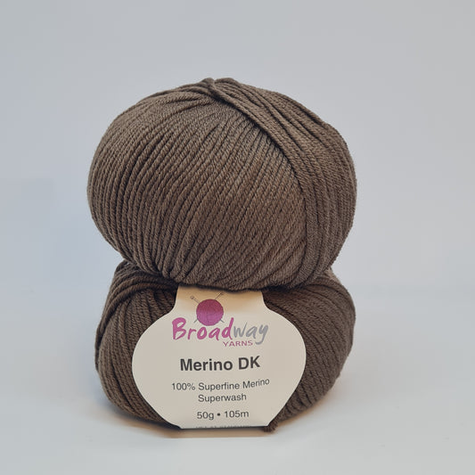 Broadway Merino DK Yarn - Coffee