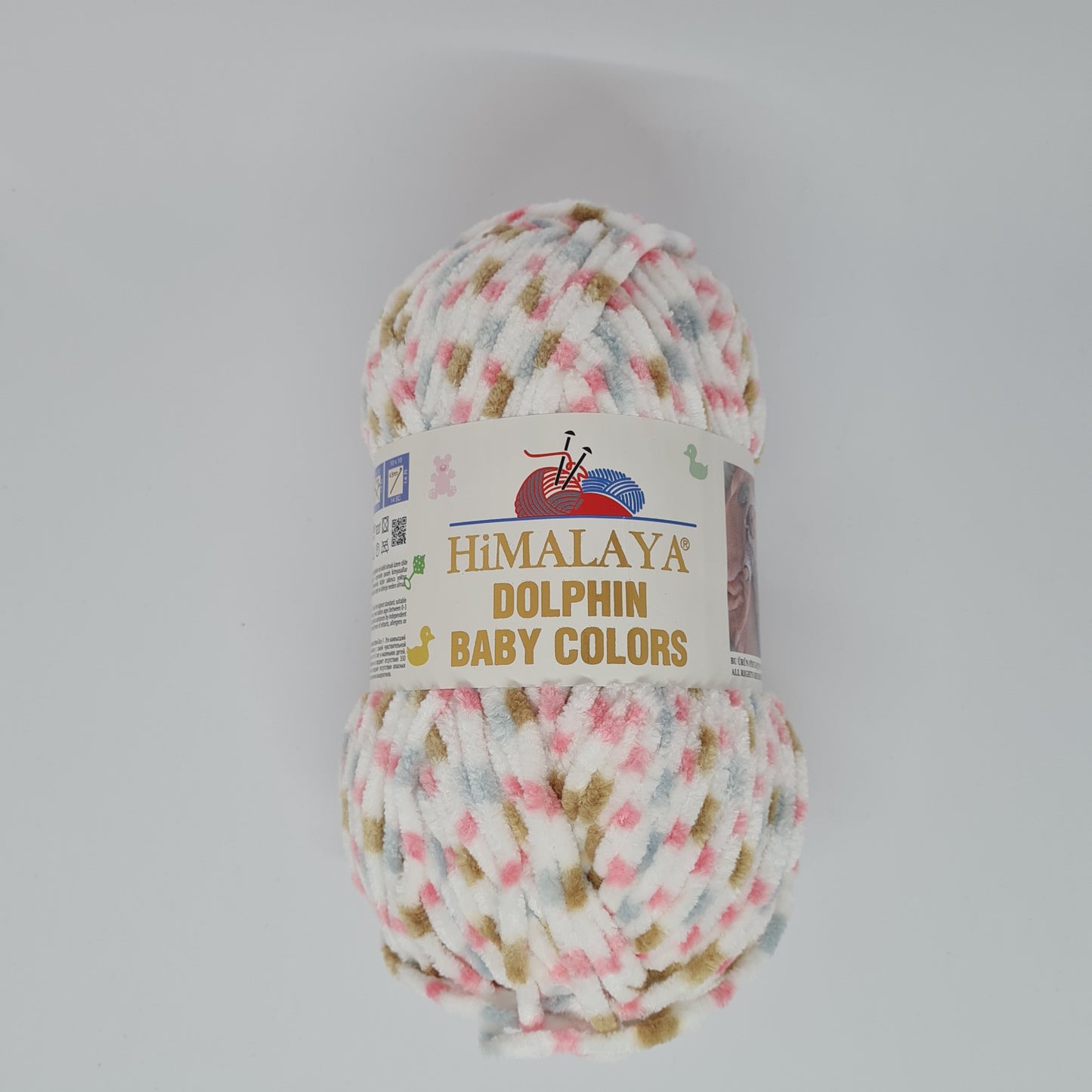 Himalaya Dolphin Baby Chenille Yarn, Variegated - 80413