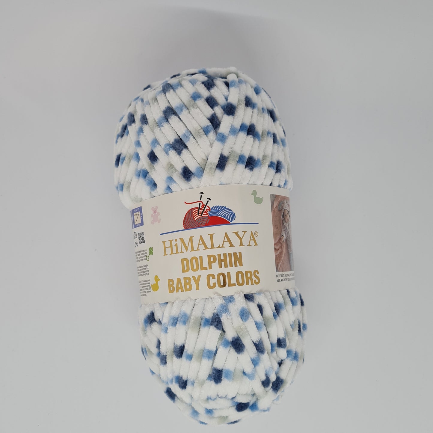 Himalaya Dolphin Baby Chenille Yarn, Variegated - 80411