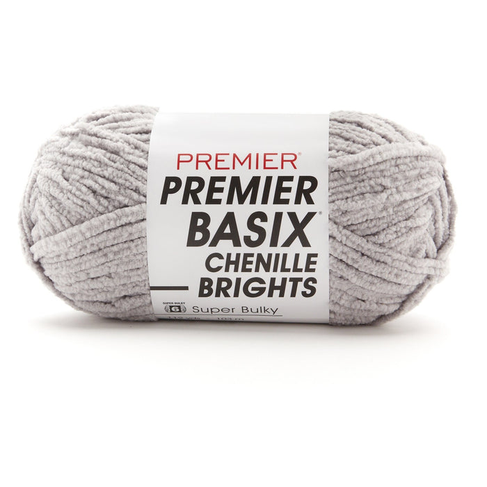 Premier Basix Brights Chenille Yarn - Fog