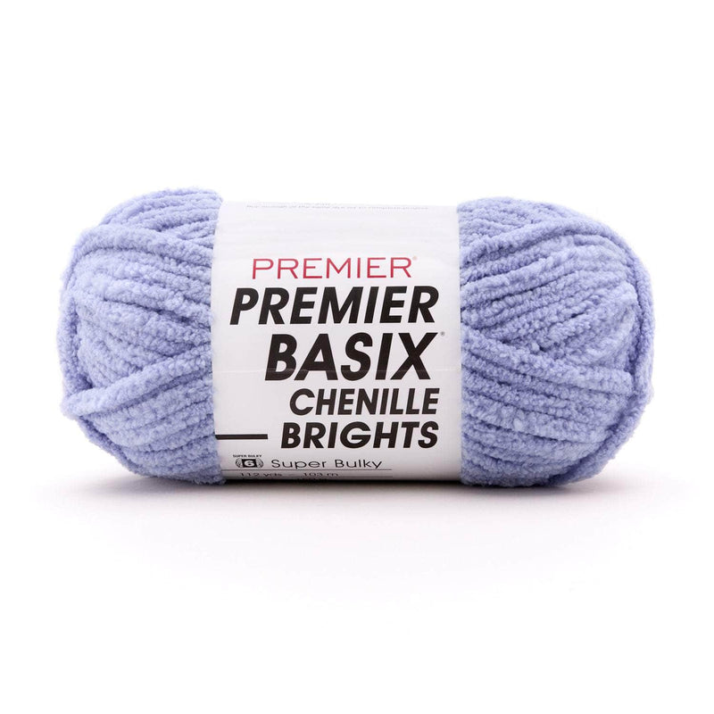 Premier Basix Brights Chenille Yarn - periwinkle