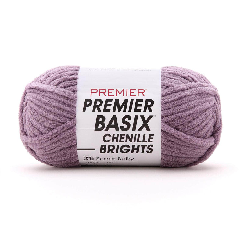 Premier Basix Brights Chenille Yarn - dusty lilac