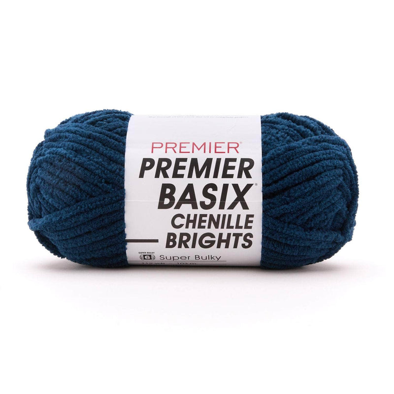 Premier Basix Brights Chenille Yarn - midnight