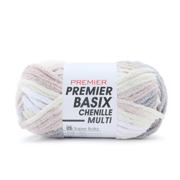Premier Basix Brights Chenille Yarn - Marshmellow