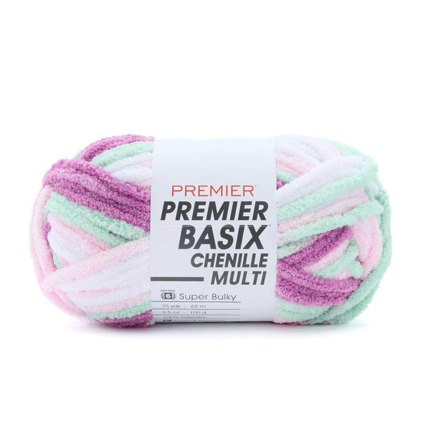 Premier Basix Brights Chenille Yarn - Anemone