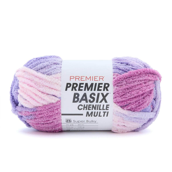 Premier Basix Brights Chenille Yarn - Tulip