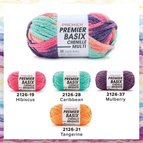 Premier Basix Brights Chenille Yarn - Hummingbird